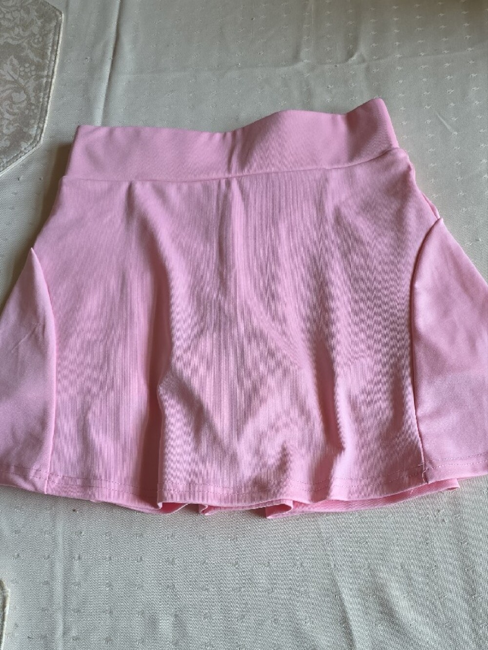 Werena Pink Stretch Mini Skirt